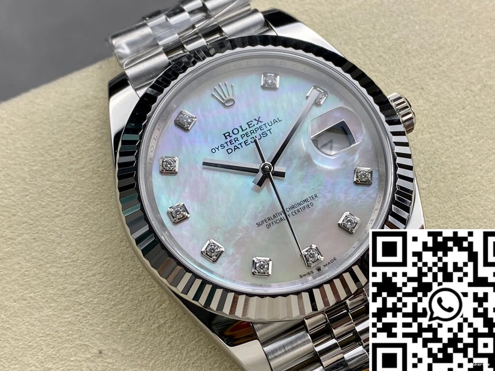 M126334-0020 Rolex WrinkleFree Clean Datejust Mother-of-pearl 813 Dial Factory 0805
